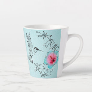 Hummingbird and Hibiscus Latte Mok