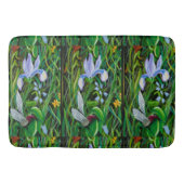 Hummingbird and Iris Bath Mat (Voorkant)