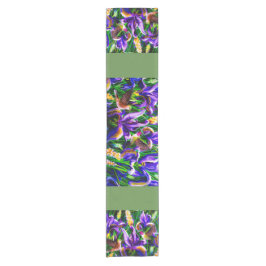 Hummingbird and Iris Fields Table Runner Korte Tafelloper