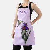 Hummingbird and Iris Flower Personalized Schort (Insitu)