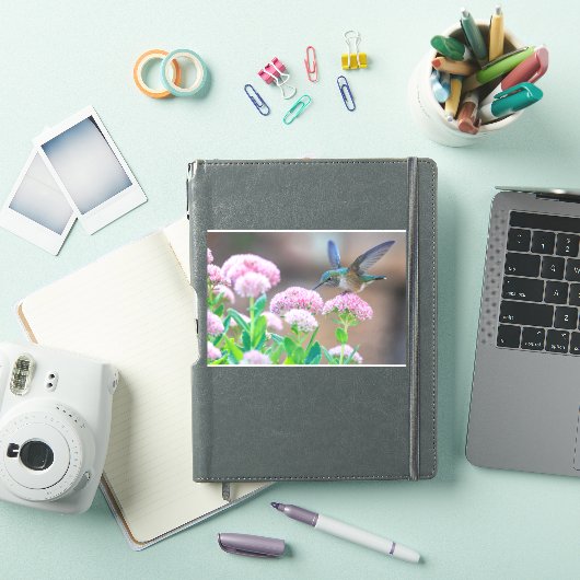 Hummingbird and Nectar Sticker (iPad Cover)