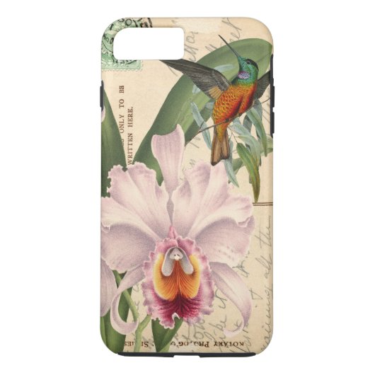 Hummingbird and Orchid Case-Mate iPhone Case (Achterkant)