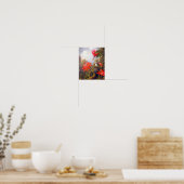 Hummingbird and Passiflora by Martin Johnson Heade Poster (Keuken)