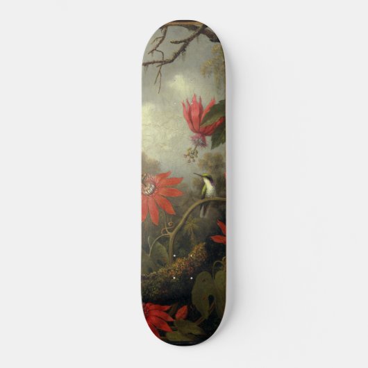 Hummingbird and Passion Flowers Persoonlijk Skateboard (Voorkant)