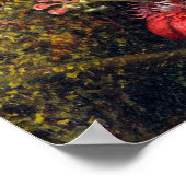 Hummingbird and Passionflower Poster (Hoek)