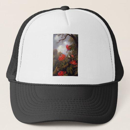 Hummingbird and Passionflower Trucker Pet (Voorkant)