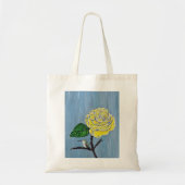 Hummingbird and Roos in the Rain Painting Tote Bag (Voorkant)