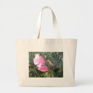 Hummingbird and Roos of Sharon Grote Tote Bag
