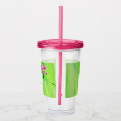 Hummingbird and Sweet Peas Painting Acryl Drinkbeker (Rechts)