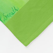 Hummingbird and Sweet Peas Painting Fleece Deken (Hoek)