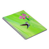 Hummingbird and Sweet Peas Painting Notitieboek (Rechterzijde)