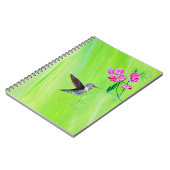 Hummingbird and Sweet Peas Painting Notitieboek (Linkerzijde)