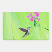Hummingbird and Sweet Peas Painting Post-it® Notes (Voorkant)