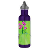 Hummingbird and Sweet Peas Painting Waterfles (Rechts)