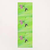 Hummingbird and Sweet Peas Painting Yogamat (Voorkant)