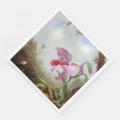 Hummingbird and Two Types of Orchids Servet (Hoek)