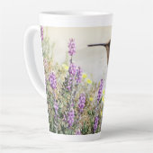Hummingbird and Wildflower Digital Art Coffee Mok (Linkerhoek)