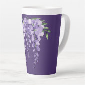 Hummingbird and Wisteria Latte Mok (Rechterhoek)