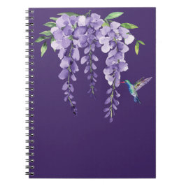 Hummingbird and Wisteria Notitieboek