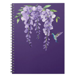 Hummingbird and Wisteria Notitieboek