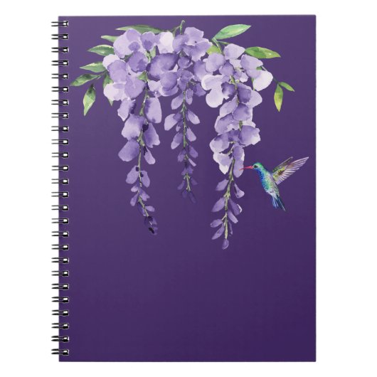 Hummingbird and Wisteria Notitieboek (Voorkant)