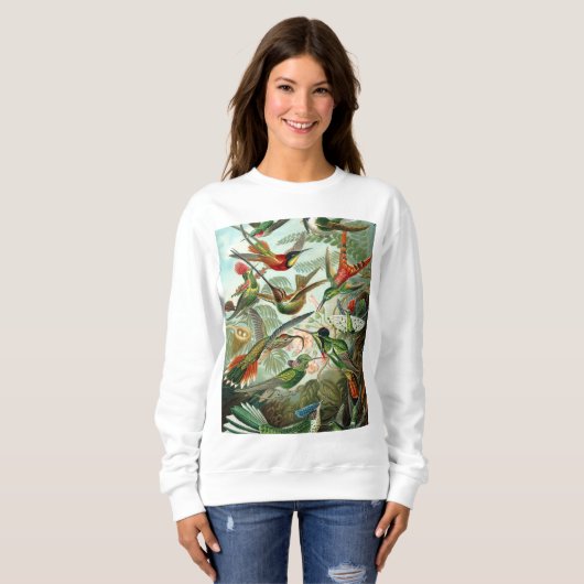 Hummingbird Antiek Print Trui (Voorkant volledig)