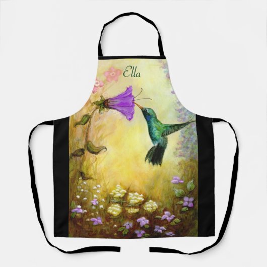 Hummingbird  Apron (medium) Schort (Voorkant)