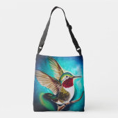 Hummingbird aRT Crossbody Tas (Achterkant)