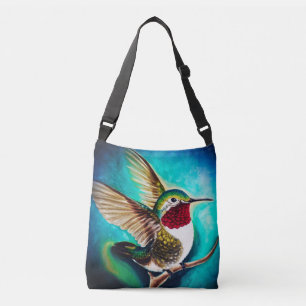 Hummingbird aRT Crossbody Tas