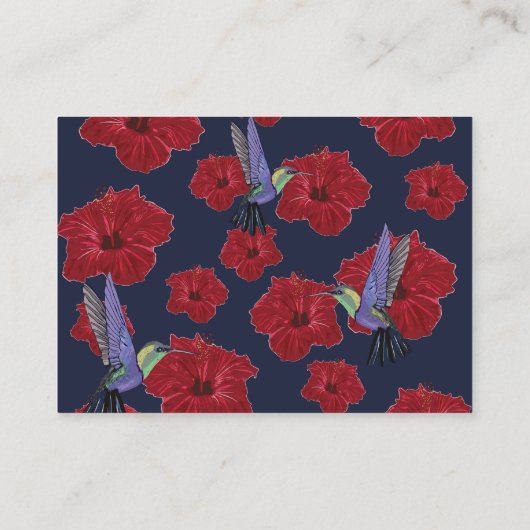 Hummingbird Art Custom Professional Visitekaartje (Achterkant)