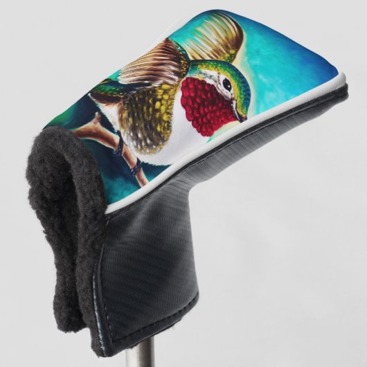 Hummingbird aRT Golfheadcover (3/4 voorkant)