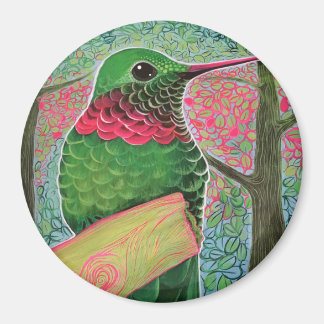 Hummingbird Art Magneet