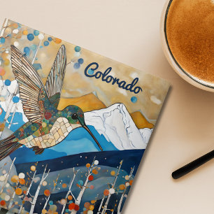 Hummingbird Art Nouveau Tegeltje