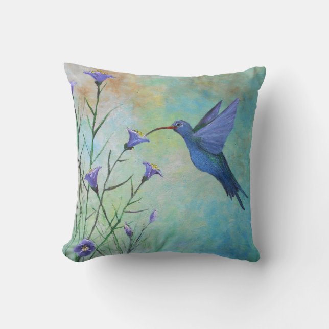 Hummingbird ART Pillow Kussen (Voorkant)