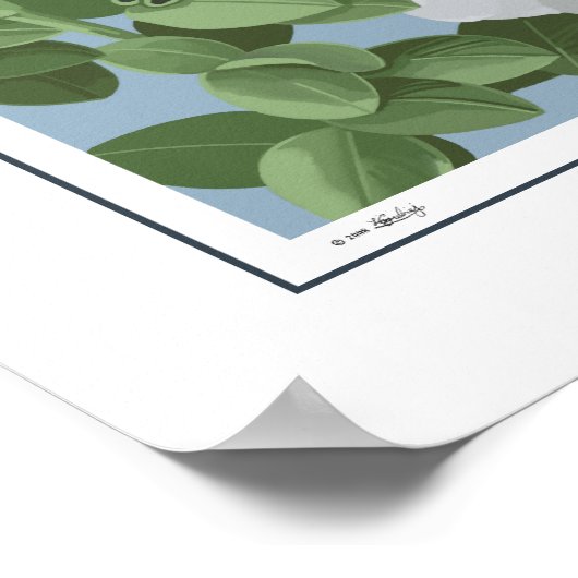 Hummingbird Art Poster (Hoek)