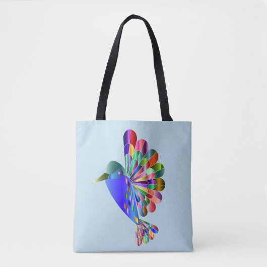 HUMMINGBIRD ART RAINBOW COLORS TAS (Voorkant)