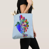 HUMMINGBIRD ART RAINBOW COLORS TAS (Dichtbij)