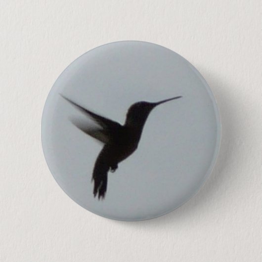 Hummingbird at Dusk Ronde Button 5,7 Cm (Voorkant)