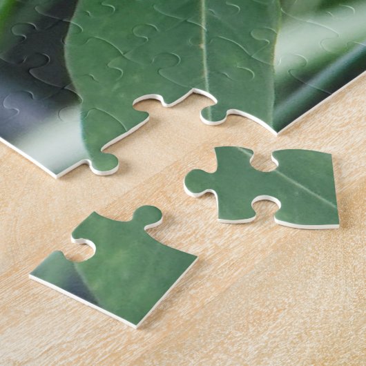 Hummingbird at Flowers w/ verse from Psalm 37:4 Legpuzzel (Zijkant)