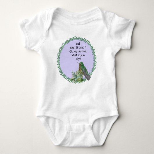 Hummingbird Baby Baby Bodysuit (Voorkant)