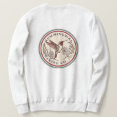 Hummingbird Baking Co - Sweatshirt voor volwassene (Design achterkant)