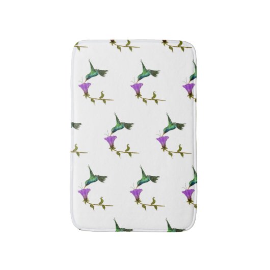 Hummingbird Bath Mat (Voorkant Verticaal)