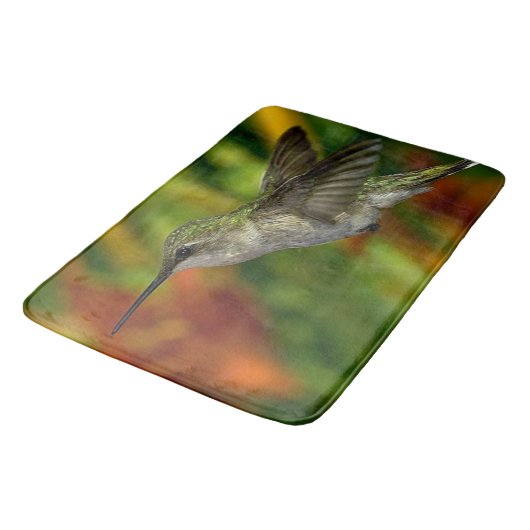 Hummingbird Bathroom, Kitchen Rug Mat Home Decor (Gekanteld)