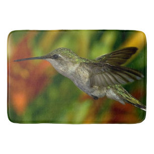 Hummingbird Bathroom, Kitchen Rug Mat Home Decor