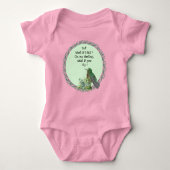 Hummingbird Bird Baby Bodysuit (Voorkant)