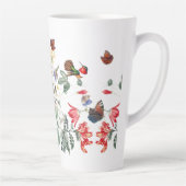 Hummingbird Bird Butterfly Garden Flower Latte Mok (Rechts)