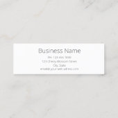 Hummingbird Bird Cute Animal Mini Visitekaartje (Achterkant)