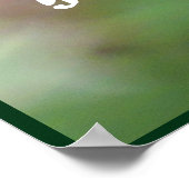 Hummingbird Bird Flower Floral Isaiah 12:2 Poster (Hoek)