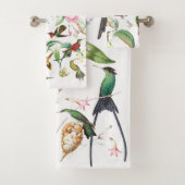 Hummingbird Bird Heaven Bath Towel Set Bad Handdoek (Insitu)