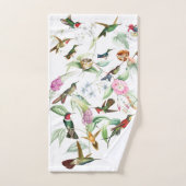 Hummingbird Bird Heaven Bath Towel Set Bad Handdoek (Handdoek)